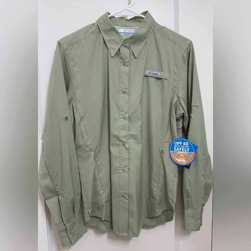 Columbia blouse with Omni Shade.